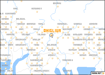 map of Ahiglium