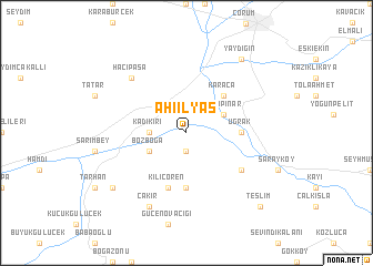 map of Ahiilyas
