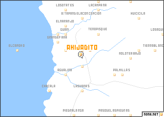 map of Ahijadito