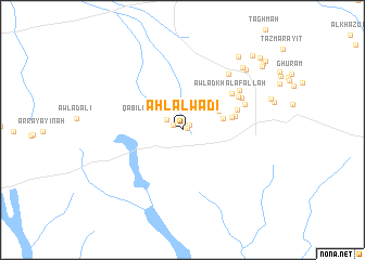 map of Ahl al Wādī