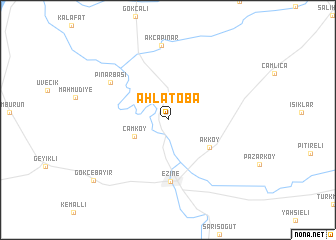 map of Ahlatoba