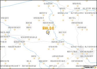 map of Ahlde