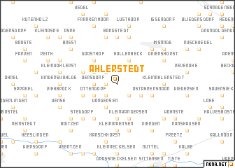 map of Ahlerstedt