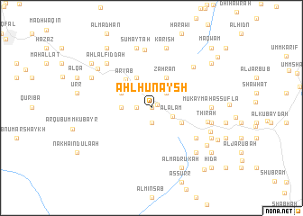 map of Ahl Ḩunaysh