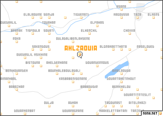 map of Ahl Zaouia