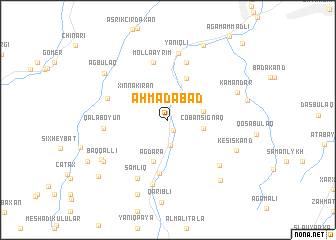 map of Əhmǝdabad
