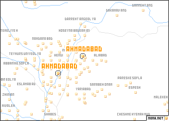 map of Aḩmadābād