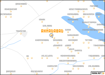 map of Aḩmadābād