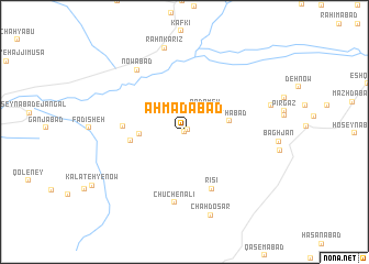 map of Aḩmadābād