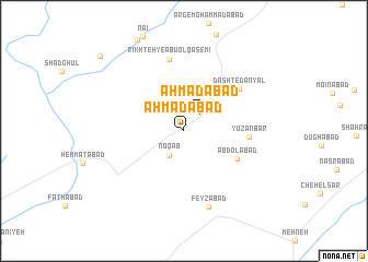 map of Aḩmadābād