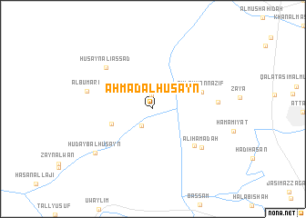 map of Aḩmad al Ḩusayn