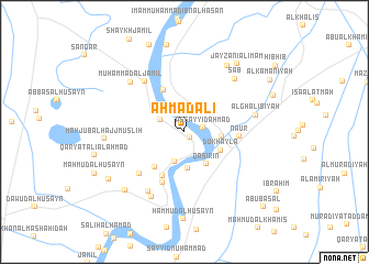 map of Aḩmad ‘Alī