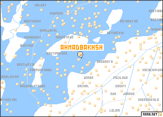 map of Ahmad Bakhsh