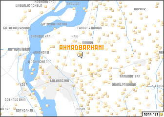 map of Ahmad Barhāmi