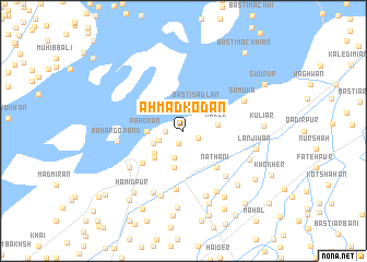 map of Ahmad Kodan