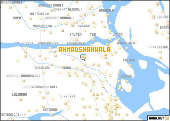 map of Ahmad Shāhwāla