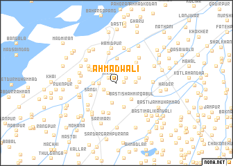 map of Ahmadwali