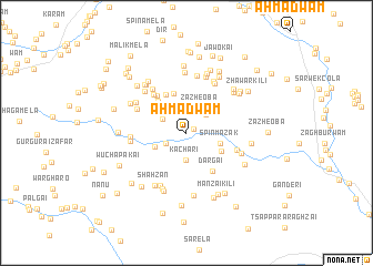 map of Ahmadwām