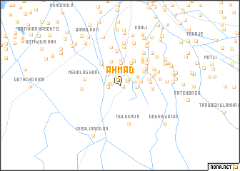 map of Ahmad