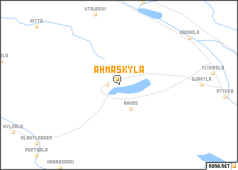 map of Ahmaskylä