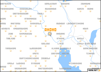 map of Ahoho