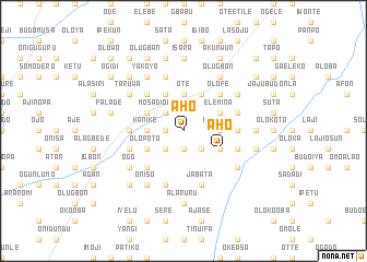 map of Aho