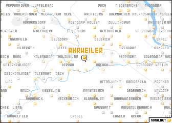 map of Ahrweiler