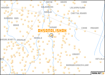 map of Ahsan Ali Shāh