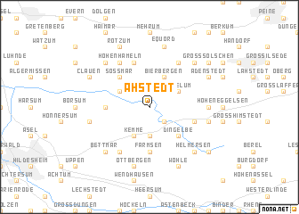 map of Ahstedt