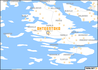 map of Ahteentaka