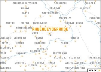 map of Ahuehueyo Grande