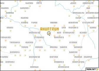 map of Ahuntrum