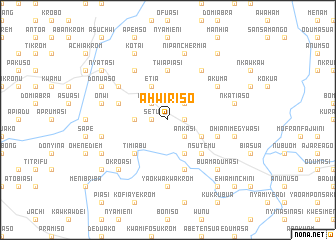 map of Ahwiriso