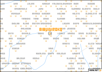 map of Aibu Idiroko