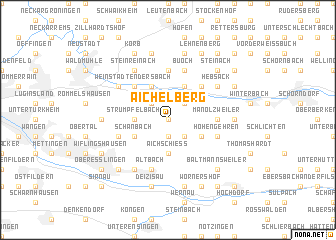 map of Aichelberg