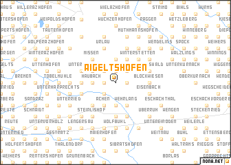 map of Aigeltshofen