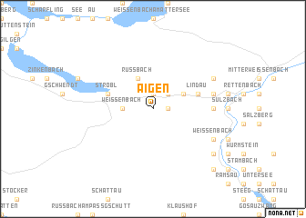 map of Aigen