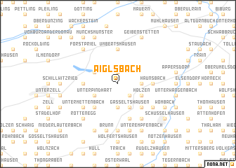 map of Aiglsbach