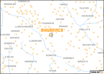 map of Aihuarinca