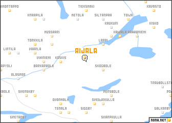 map of Aijala