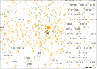 map of Aiku