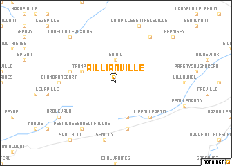 map of Aillianville
