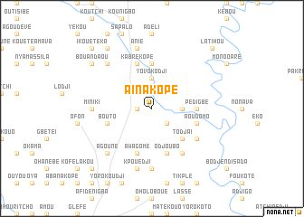 map of Aïnakopé