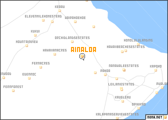 map of Ainaloa