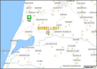 map of Aïn Bellout