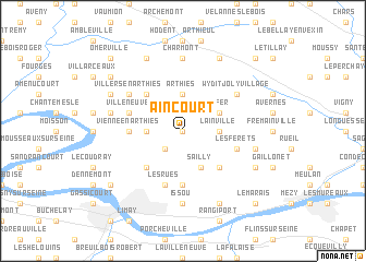 map of Aincourt