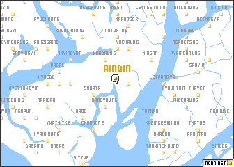 map of Aindin