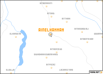 map of Aïn el Hammam