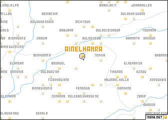 map of Aïn el Hamra