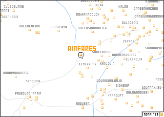 map of Aïn Fares